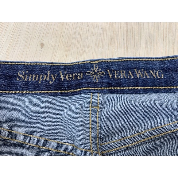 Simply Vera Wang Women's Jeans Size 2‎ Blue Denim Mid-Rise Skinny Jeans 28x30 - Picture 6 of 11